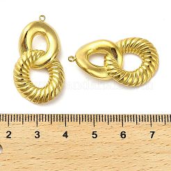 304 Stainless Steel Pendants&nbsp;STAS-D195-03G-05