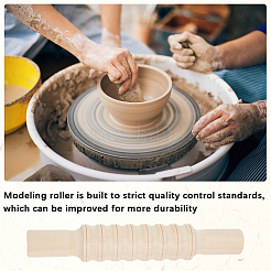 Wooden Rolling Pin&nbsp;AJEW-WH20141-42A