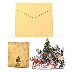 3D Pop Up Paper Greeting Card&nbsp;AJEW-P124-F01