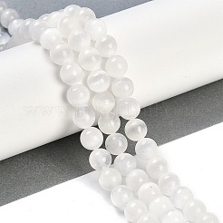 Natural Selenite Beads Strands&nbsp;G-G167-A01-01