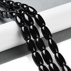 Natural Black Onyx Agate Beads Strands&nbsp;G-NH0019-C05-11