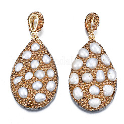 Natural Freshwater Pearl Big Pendants&nbsp;RB-S056-24-RS