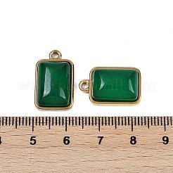 Natural Green Onyx Agate(Dyed & Heated) Pendants&nbsp;STAS-K291-04G-06