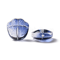 Transparent Spray Painted Glass Beads&nbsp;GLAA-I050-12A