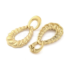 Ion Plating(IP) 304 Stainless Steel Stud Earrings for Women&nbsp;EJEW-N054-16G