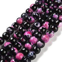 Natural Fire Crackle Agate Beads Strands&nbsp;G-M437-A01-01G