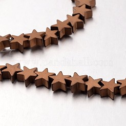 Electroplate Non-magnetic Synthetic Hematite Bead Strands&nbsp;G-F300-24C-F