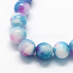 Natural Dyed Persian Jade Gemstone Bead Strands&nbsp;X-G-R271-6mm-XP19