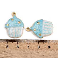 304 Stainless Steel Enamel Pendants&nbsp;STAS-P410-40B-02