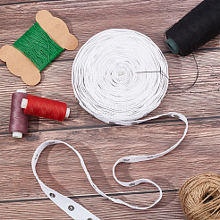 Sewing Snap Tape Band&nbsp;SNAP-WH0001-02A