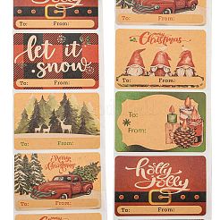 Christmas Theme Cartoon Paper Stickers&nbsp;STIC-P013-06C