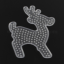 Christmas Reindeer/Stag ABC Plastic Pegboards used for 5x5mm DIY Fuse Beads&nbsp;X-DIY-Q009-25