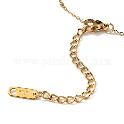 304 Stainless Steel Shell Shape Pendant Necklaces&nbsp;STAS-Z101-03G