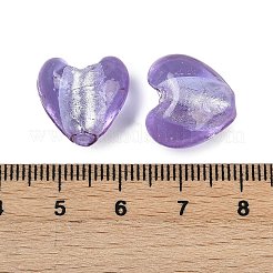 Handmade Silver Foil Lampwork Glass Beads&nbsp;LAMP-Q005-06