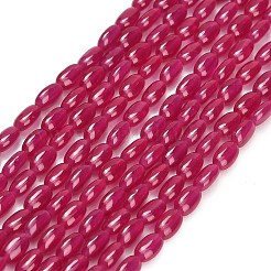 Lab Grown Red Corundum Beads Strands&nbsp;GG-CBAC488-02A