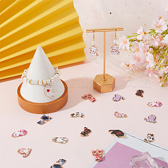 24Pcs 12 Styles Alloy Enamel Pendants&nbsp;ENAM-SC0005-36