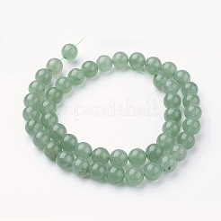 Natural Green Aventurine Bead Strands&nbsp;G-G735-63-8mm