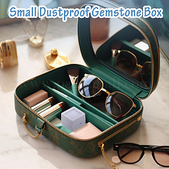 Acrylic Square Loose Diamond Box with Visible Window&nbsp;CON-WH0088-76A-01