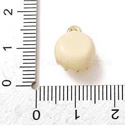 Brass Enamel Pendants&nbsp;KK-CBA260B-14E-G