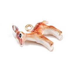 Animal Alloy Enamel Pendants&nbsp;ENAM-P264-03A-G