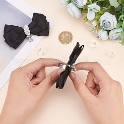 2Pcs Detachable Polyester Bowknot Shoe Decoration&nbsp;AJEW-FG0002-01B