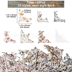 6 Sets 6 Colors Corncer Themes Paper Stickers&nbsp;DIY-SP0005-61