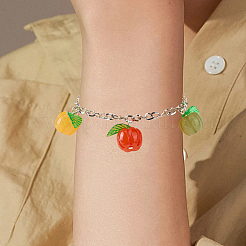 60Pcs 3 Colors Autumn Resin Vegetable Beads&nbsp;RESI-SP0001-48
