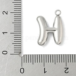 304 Stainless Steel Initial Pendants&nbsp;STAS-S186-12H-P
