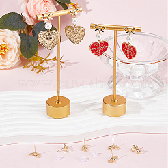 70Pcs Bowknot Alloy Stud Earring Findings&nbsp;FIND-SC0008-03