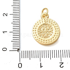 Brass Pendants&nbsp;KK-CBA0009-11G-B
