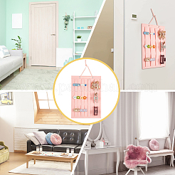 Felt Hanging Hair Claw Clip Organizer Holder for Women Girls&nbsp;AJEW-WH0083-89A-03A