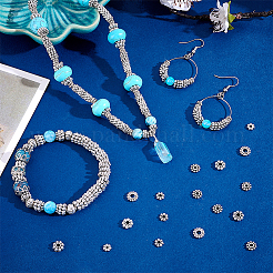 660Pcs 6 Styles Tibetan Style Beads&nbsp;TIBEB-PH0005-34