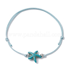 Waxed Polyester Braided Bead Bracelets&nbsp;BJEW-JB11103