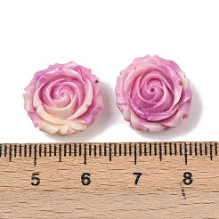 Synthetic Shell Dyed Carved Beads&nbsp;SHEL-U001-06