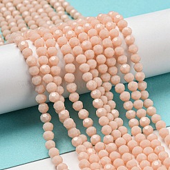 Opaque Glass Beads Stands&nbsp;EGLA-A035-P4mm-D05