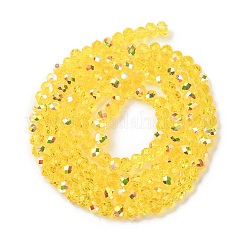 Electroplate Transparent Glass Beads Strands&nbsp;EGLA-A046-01A-19