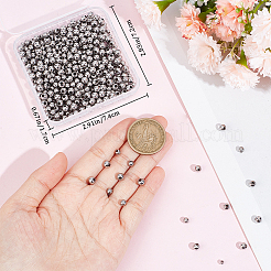 600Pcs 3 Styles Round 316 Surgical Stainless Steel Spacer Beads&nbsp;STAS-CN0001-39