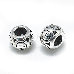 Thailand 925 Sterling Silver European Beads&nbsp;STER-T002-42AS