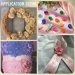 50Pcs 10 Colors Handmade Polyester Costume Accessories&nbsp;DIY-SP0006-45