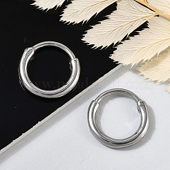 316 Surgical Stainless Steel Hoop Earrings&nbsp;EJEW-G416-42A-P