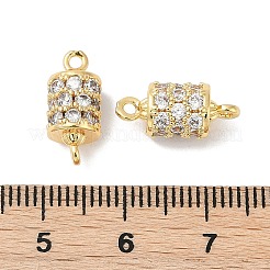 Brass with Cubic Zirconia Connector Charms&nbsp;KK-Q030-09G