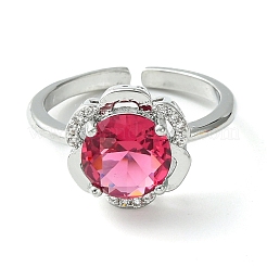 Bass Micro Pave Cubic Zirconia Ring&nbsp;RJEW-Z033-19B