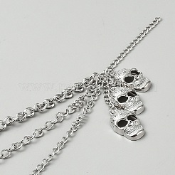 Alloy Multi-layer Boot Strap Chains&nbsp;DIY-WH0899-783