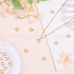 20Pcs Brass Spring Ring Clasps&nbsp;KK-BBC0027-68A-G