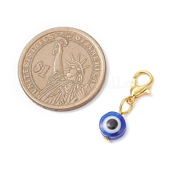 2Pcs 2 Colors Resin Evil Eye Pendant Decorations&nbsp;HJEW-JM03937