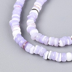 Natural Trochid Shell/Trochus Shell Beads Strands&nbsp;SSHEL-N040-21D