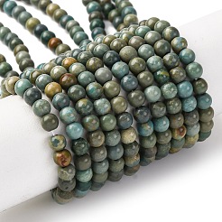 Natural Shoushan Jade Beads Strands&nbsp;G-L624-A01-4mm