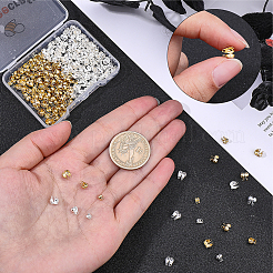 300Pcs 304 Stainless Steel Bead Tips&nbsp;STAS-BBC0010-15