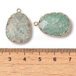 Natural Amazonite Faceted Pendants&nbsp;G-Q169-01G-02