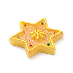 Christmas Opaque Resin & Plastic Imitation Biscuits Decoden Cabochons&nbsp;RESI-K019-54A